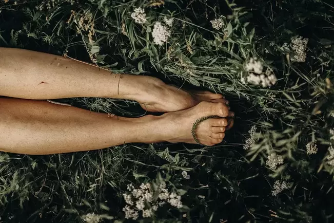 Healthy legs without varicose veins