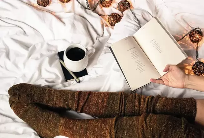 While resting, keep your feet above heart level.